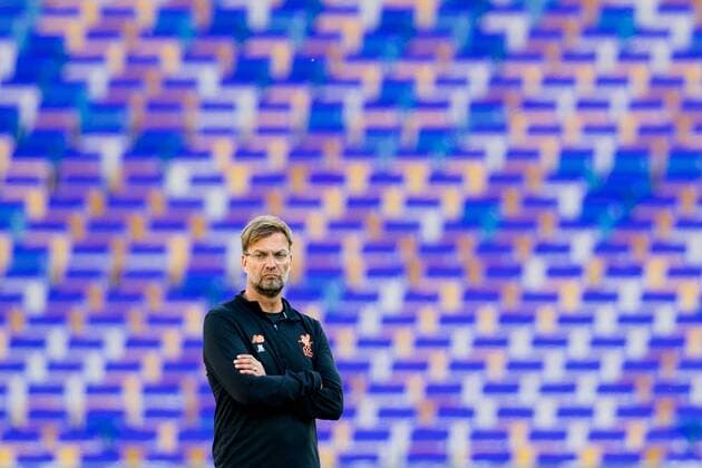 Themen der Woche - SPORT KW21 Bilder des Tages - SPORT 180525 Jürgen Klopp, head coach of Liverpool, during a training session on May 25, 2018 in Kyiv. Photo: Vegard Wivestad Grott BILDBYRAN kod VG 170176 Copyright: VEGARDxWIVESTADxGRoTT BB180525BB020