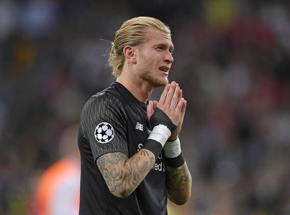 Themen der Woche - SPORT KW21 Bilder des Tages - SPORT Fußball, CL Finale, Real Madrid - FC Liverpool 26.05.2018, Fussball UEFA Championsleague Finale 2018, Real Madrid - FC Liverpool, im Olympiastadion Kiew (Ukraine). Torwart Loris Karius (FC Liverpool) enttäuscht