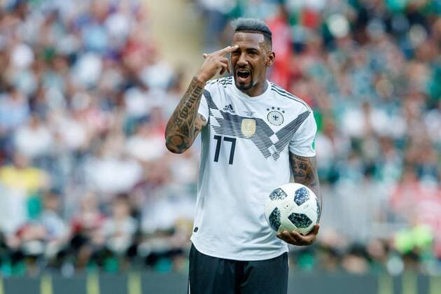 Bilder des Tages - SPORT Moskau, Russland, 17.06.2018, FIFA Weltmeisterschaft, Gruppe F, Deutschland - Mexico, Jerome Boateng (GER) gestikuliert, gestik ( DeFodi507