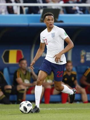 Trent Alexander-Arnold of England during the 2018 FIFA World Cup WM Weltmeisterschaft Fussball Russia group G match between England and Belgium at the Kalingrad stadium on June 28, 2018 in Kaliningrad, Russia FIFA World Cup 2018 Russia 2017 2018 xVIxVIxImagesx xMauricexvanxSteenxWKxIVx 11342025