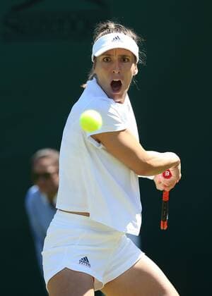 Sport Themen der Woche KW27 Sport - Bilder des Tages ANDREA PETKOVIC (GER) Tennis - Wimbledon 2018 - Grand Slam ITF ATP Tennis Herren WTA Tennis Damen - AELTC - London - - Great Britain - 2 July 2018. Copyright: xJuergenxHasenkopfx