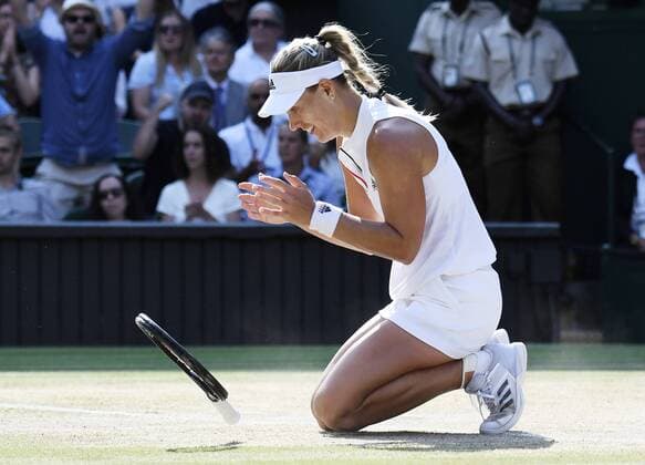 Sport Themen der Woche KW28 Sport Bilder des Tages KERBER Angelique GER Siegerin gegen WILLIAMS Serena im Finale der Frauen All England Championships Wimbledon 2018 14.Juli 2018 in Wimbledon
