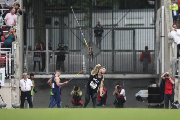Sport Themen der Woche KW29 Sport Bilder des Tages Deutsche Leichtathletik-Meisterschaften; Nuernberg, 22.07.2018 Andreas Hofmann (MTG Mannheim); Deutsche Leichtathletik-Meisterschaften am 22.07.2018 im Max-Morlock-Stadion, Nuernberg (Bayern).