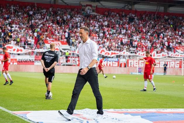 GER, Fussball, Herren, Saison 2018 2019, 2.BL, 04.08.2018, SSV Jahn Regensburg vs FC Ingolstadt 04 Achim Beierlorzer (Trainer SSV Jahn Regensburg)
