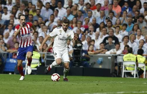 September 29, 2018 - Madrid, Madrid, Spain - Nacho(Real Madrid) during the La Liga match between Real Madrid and Club Atletico de Madrid at Estadio Santiago Bernabeu in Madrid, Spain. Real Madrid and Club Atletico de Madrid at Estadio Santiago Bernabeu - ZUMAs197 85785631st Copyright: xManuxReinox