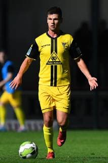 Fußball Regionalliga Staffel West 13. Spieltag SC Verl - Alemannia Aachen am 12.10.2018 in der Sportclub Arena in Verl Steven Rakk ( Aachen )