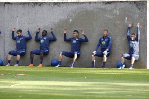 Sport Themen der Woche KW42 Sport Bilder des Tages Berlin, Sportpark, GER, 1.FBL, Hertha BSC, Saison 2018 2019, Training