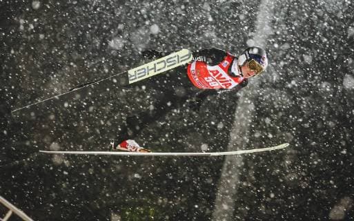 Sport Bilder des Tages Skispringen, WC Nischni Tagil, Training 30.11.2018, Nordic Center, Nizhny Tagil, RUS, FIS Weltcup Ski Sprung, Nizhny Tagil, im Bild Andreas Wellinger (GER) Andreas Wellinger of Germany during FIS Ski jumping Skispringen Ski nordisch World Cup at the Nordic Center in Nizhny Tagil, Russia on 2018 11 30. Nizhny Tagil