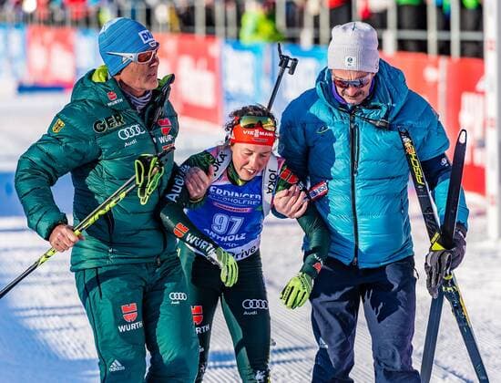Sport Themen der Woche KW04 Sport Bilder des Tages 24.01.2019, Suedtirol Arena, Antholz, ITA, IBU Weltcup Biathlon, Sprint, Damen, im Bild Laura Dahlmeier (GER) Laura Dahlmeier of Germany during women s Sprint of BMW IBU Biathlon World Cup at the Suedtirol Arena in Antholz, Italy on 2019 01 24. Antholz