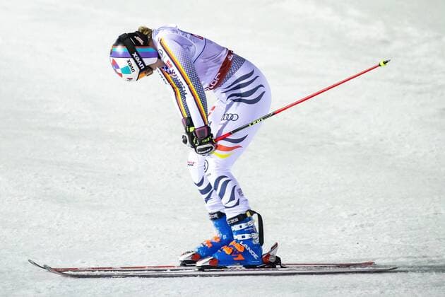 Sport Themen der Woche KW07 Sport Bilder des Tages 14.02.2019, Aare, SWE, FIS Weltmeisterschaften Ski Alpin, Riesenslalom, Damen, 2. Lauf, im Bild Silbermedaillengewinnerin Viktoria Rebensburg (GER) Silver medalis Viktoria Rebensburg of Germany reacts after her 2nd run of ladie s Giant Slalom of FIS Ski World Championships 2019. Aare, Sweden on 2019 02 14. Aare
