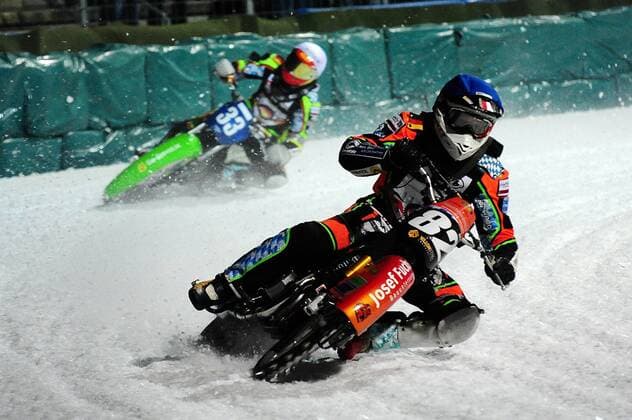 Sport Themen der Woche KW09 Sport Bilder des Tages Markus Jell (Deutschland) - Eisspeedway DM in Berlin 2019