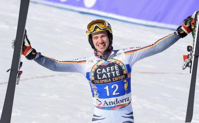 Sport Themen der Woche KW11 Ski Alpin Weltcup Finale in Andorra Grandvalira 17.03.2019, Soldeu, AND, FIS Weltcup Ski Alpin, Slalom, Herren, im Bild Felix Neureuther (GER) Felix Neureuther of Germany reacts after his run for the men s Slalom of FIS Ski Alpine World Cup finals. Soldeu, Andorra on 2019 03 17. Felix Neureuther nach seinem letzten Weltcup Rennen Grandvalira Soldeu Andorra El Tarter