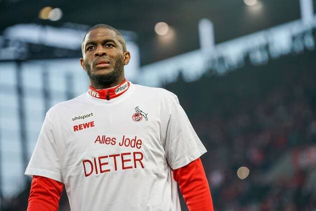 Sport Themen der Woche KW16 Sport Bilder des Tages Alles Jode Dieter, Anthony Modeste (Koeln), 1. FC Koeln - Hamburger SV, DFL regulations prohibit any use of photographs as image sequences and or quasi-video. 1. FC Koeln - Hamburger SV, Fussball, Herren, Maenner, 2. Bundesliga, Spieltag 29, 15.04.2019 Koeln Copyright: xEIBNER BenjaminxHornx EP_BHN
