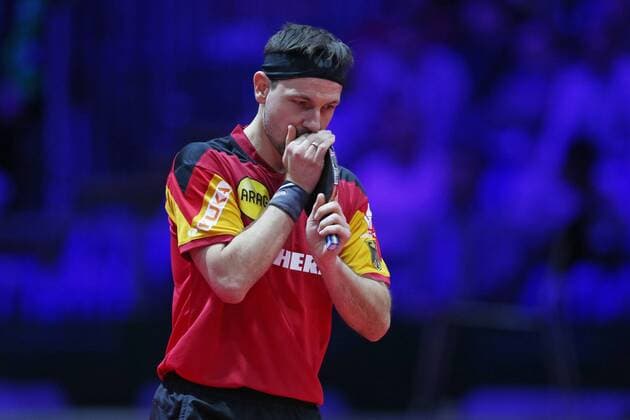 Sport Themen der Woche KW17 Sport Bilder des Tages Timo Boll, GER, during preliminaries of 2019 Table tennis Tischtennis world championships in Budapest; 23 04 2019 -