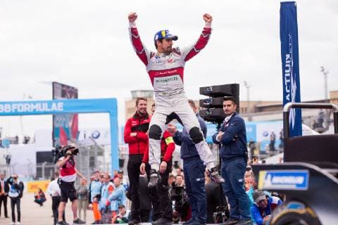 25.05.2019, xfrx, FIA Formel E, Großer Preis von Berlin 2019 emspor, v.l. Lucas di Grassi (Audi Audi Abt Schaeffler) (DFL DFB REGULATIONS PROHIBIT ANY USE OF PHOTOGRAPHS as IMAGE SEQUENCES and or QUASI-VIDEO) Berlin