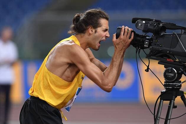 Sport Themen der Woche KW23 Rom , Leichtathletik, IAAF; Diamond League, Golden Gala Pietro Mennea, Diamond League Roma 2019, 06.06.2019, Stadio Olimpico Roma, Gianmarco Tamberi Italien Hochsprung Männer