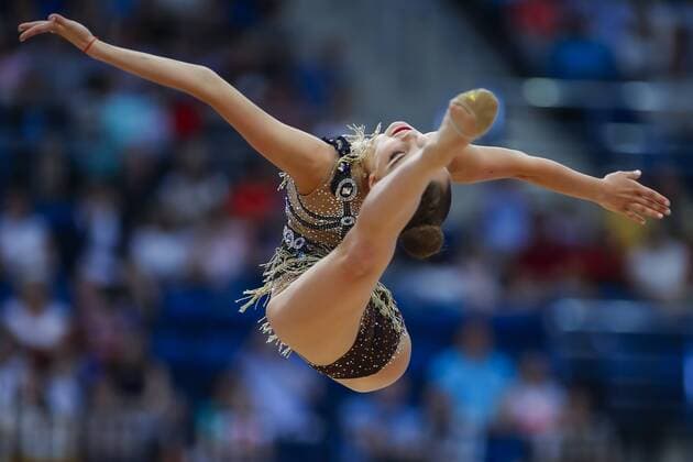 Sport Themen der Woche KW25 Sport Bilder des Tages 2nd Europaspiele 23.06.2019 Dina Averina (RUS) at second day of RG competition; 2nd European Games on 23.06.2019 in the Minsk Arena in Minsk (Belarus).
