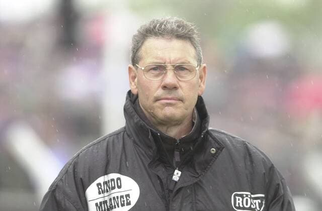 Lok Leipzig - Magdeburg Leipzig, 27.04.2001 Fussball, NOFV Oberliga-Süd: VfB Leipzig - 1.FC Magdeburg 2:5 Trainer Eberhard Vogel, 1.FC Magdeburg