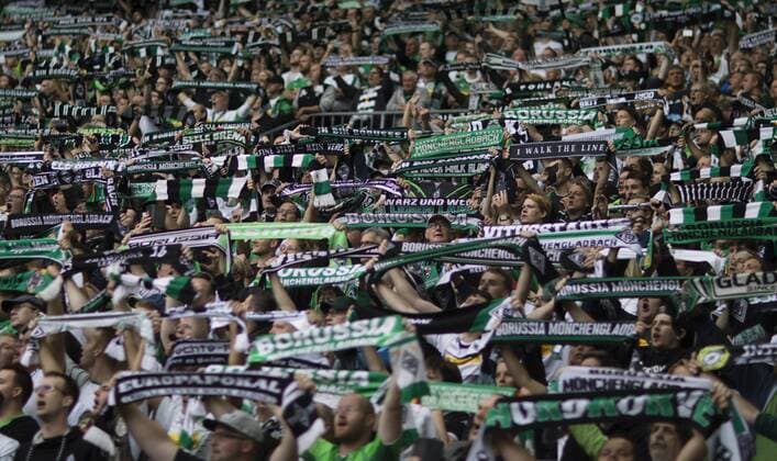 17.08.2019 Borussia Fans Borussia Mönchengladbach - FC Schalke 04