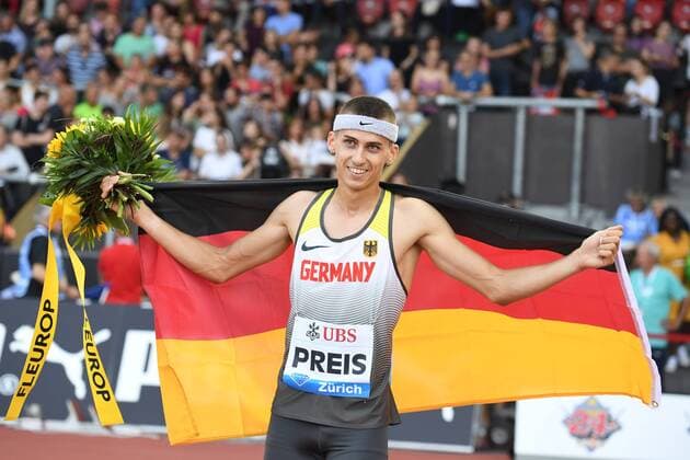 Bilder des Jahres 2019, Sport 08 August Sport Bilder des Tages Zuerich, Leichtathletik,Track&Field, athletics, IAAF Diamond League, Weltklasse Zürich 2019, 29.08.2019, Letzigrung Stadion Zuerich, 400m Hürden , Constantin Preis Deutschland