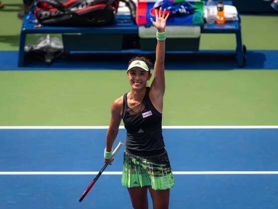 September 1, 2019, New York, NEW YORK, United States: Qiang Wang of China in action during her fourth-round match at the 2019 US Open Grand Slam tennis tournament against Ashleigh Barty of Australia US Open 2019, Tennis, New York City, United States, Sep 1 - ZUMAa181 20190901_zaa_a181_166 Copyright: xAFP7x