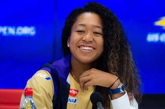 September 2, 2019, New York, NEW YORK, UNITED STATES: Naomi Osaka of Japan talks to the media after losing her fourth-round match at the 2019 US Open Grand Slam tennis tournament against Belinda Bencic of Switzerland US Open 2019, Tennis, New York City, United States, Sep 2 - ZUMAa181 20190902_zaa_a181_092 Copyright: xAFP7x