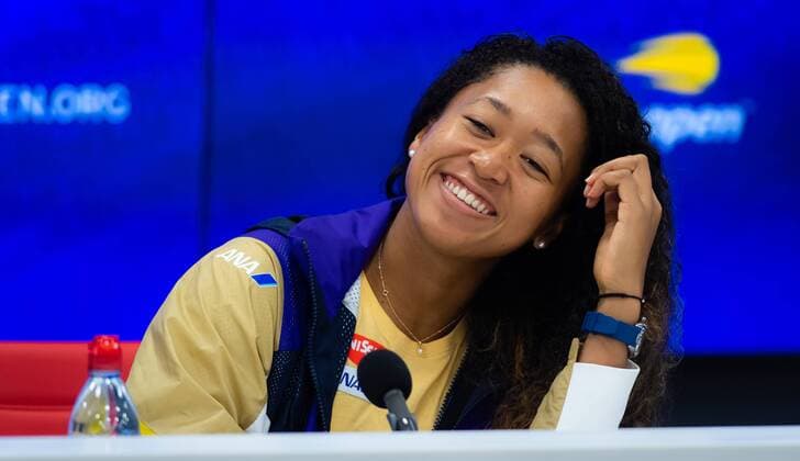 September 2, 2019, New York, NEW YORK, UNITED STATES: Naomi Osaka of Japan talks to the media after losing her fourth-round match at the 2019 US Open Grand Slam tennis tournament against Belinda Bencic of Switzerland US Open 2019, Tennis, New York City, United States, Sep 2 - ZUMAa181 20190902_zaa_a181_094 Copyright: xAFP7x