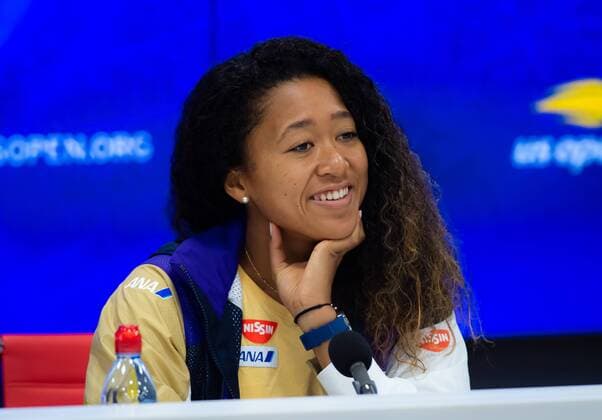 September 2, 2019, New York, NEW YORK, UNITED STATES: Naomi Osaka of Japan talks to the media after losing her fourth-round match at the 2019 US Open Grand Slam tennis tournament against Belinda Bencic of Switzerland US Open 2019, Tennis, New York City, United States, Sep 2 - ZUMAa181 20190902_zaa_a181_093 Copyright: xAFP7x