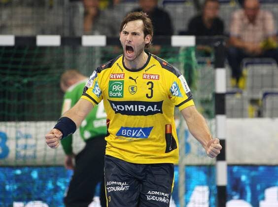 Bilder des Jahres 2019, Sport 09 September Sport Themen der Woche KW37 Sport Bilder des Tages Handball, 1. Bundesliga: Rhein-Neckar-Löwen - HBW Balingen-Weilstetten, 5. Spieltag am 12.09.2019, Saison 2019 20, ZmdZ, Uwe Gensheimer (3, Rhein Neckar Löwen) torjubel, Rhein-Neckar-Löwen - HBW Balingen-Weilstetten