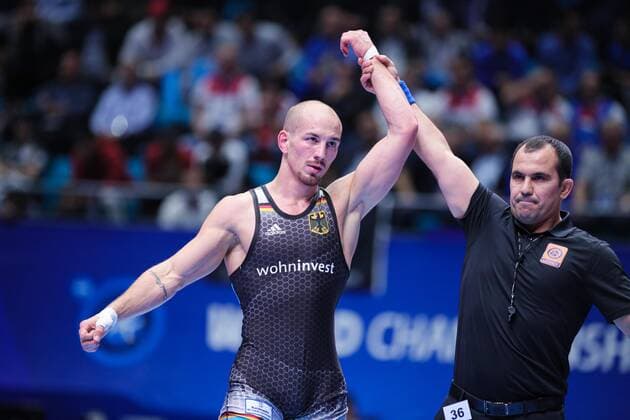 Bilder des Jahres 2019, Sport 09 September Sport Themen der Woche KW37 World Wrestling Championship 2019 Greco Roman Wrestling: 67kg: Frank STAEBLER (GER)