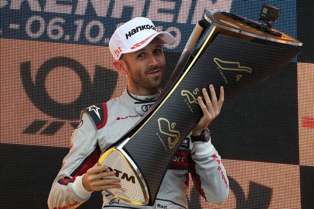 Bilder des Jahres 2019, Sport 10 Oktober Sport Themen der Woche KW40 Sport Bilder des Tages Rene Rast (GER) (Audi Team Rosberg - Audi RS5 DTM) freut sich über den Gewinn der DTM-Meisterschaft 2019 beim DTM-Lauf auf dem Hockenheimring. Copyright Thomas Pakusch