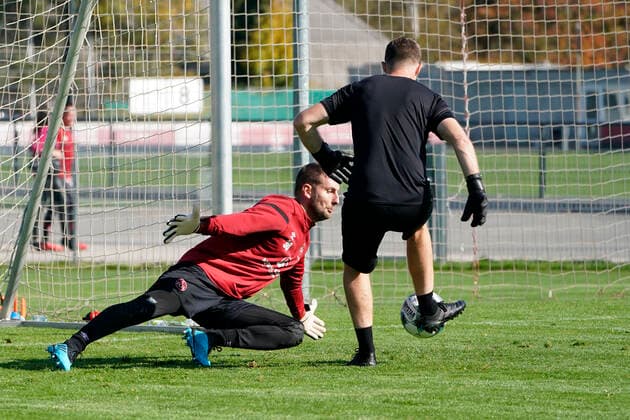 14.10.2019 - Fussball - 2. Fussball-Bundesliga - Saison 2019 2020 - 1. FC Nürnberg Nuernberg FCN Club - Training - - Soccer 2 Soccer Bundesliga Season 2019 2020 1 FC Nuremberg Nuremberg FCN Club, Deutschland, Nuernberg, Sportpark Valznerweiher - Andreas Lukse 30 DFL REGULATIONS PROHIBIT ANY USE OF PHOTOGRAPHS AS IMAGE SEQUENCES AND OR QUASI-VIDEO. Copyright: HMBxMedia BorisxSchumacher
