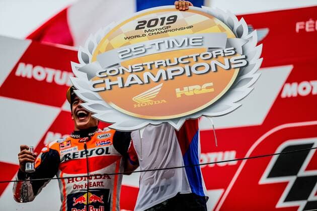 Bilder des Jahres 2019, Sport 10 Oktober Sport Themen der Woche KW42 Honda ganadora en el apartado dse constructores Cordon Press