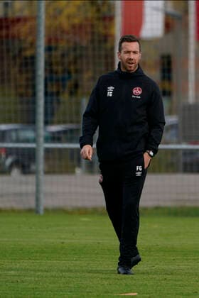 14.10.2019 - Fussball - 2. Fussball-Bundesliga - Saison 2019 2020 - 1. FC Nürnberg Nuernberg FCN Club - Training - - Soccer 2 Soccer Bundesliga Season 2019 2020 1 FC Nuremberg Nuremberg FCN Club, Deutschland, Nuernberg, Sportpark Valznerweiher - Gerber Fabian übernimmt Training DFL REGULATIONS PROHIBIT ANY USE OF PHOTOGRAPHS AS IMAGE SEQUENCES AND OR QUASI-VIDEO. Copyright: HMBxMedia BorisxSchumacher