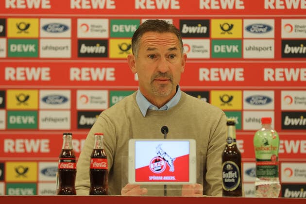 Sport Bilder des Tages Pressekonferenz 1. FC Köln 1. Fussball Bundesliga Saison 2019 2020 Geißbockheim Koeln Deutschland Datum: 07.11.2019 Trainer Achim Beierlorzer (1. FC Köln)