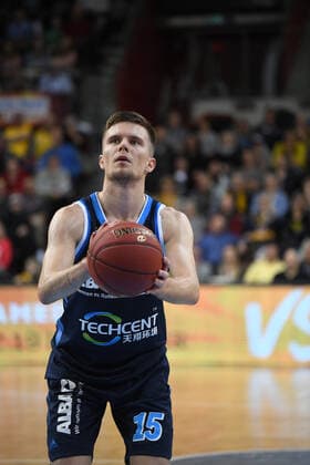 Martin Hermannsson (ALBA Berlin) beim Freiwurf, MHP Riesen Ludwigsburg vs. Alba Berlin, easycredit Basketball-Bundesliga, 8. Spieltag, 17.11.2019 MHP Riesen Ludwigsburg vs. Alba Berlin, easycredit Basketball-Bundesliga, 8. Spieltag, 17.11.2019 Ludwigsburg Copyright: xMemmlerx Eibner-Pressefotox EP_mmr