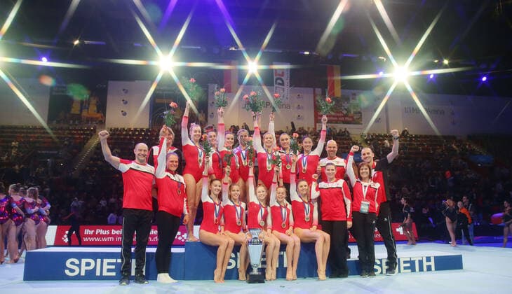 Bilder des Jahres 2019, Sport 11 November Sport Bilder des Tages Ludwigsburg , DTL Finale Deutsche Turnliga Frauen , Deutscher Meister MTV Stuttgart