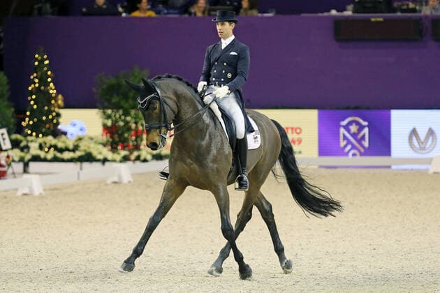 Bilder des Jahres 2019, Sport 12 Dezember Sport Themen der Woche KW51 Sport Bilder des Tages Sieger Benjamin Werndl (GER, RFV Aubenhausen e.V.) mit seinem Pferd Famoso OLD , 1. Platz, Preis der Liselott-Schindling-Stiftung , Int. Grand Prix Special Ð Dressurprüfung Kl. S,