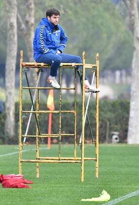 Bilder des Jahres 2020, Sport 01 Januar Sport Themen der Woche KW02 Sport Bilder des Tages Sotogrande 09.01.2020 Fußball 1.Bundesliga Saison 2019-2020 Trainingslager in Sotogrande. Training am Morgen. Florian Bruns Cotrainer SC Freiburg, Sotogrande Andalusien Spanien _SCF_