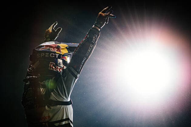 Bilder des Jahres 2020, Sport 01 Januar Sport Themen der Woche KW02 Sport Bilder des Tages Dortmund , 100120 , 37. Internationale ADAC Supercross Westfalenhallen Dortmund Im Bild: FMX-Weltmeister Luc Ackermann ( Deutschland Husqvarna )