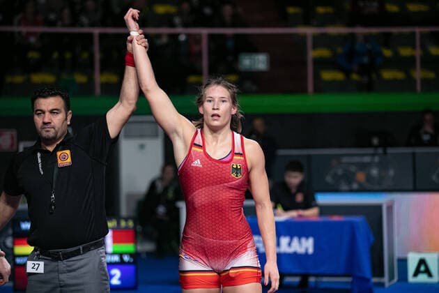 Bilder des Jahres 2020, Sport 01 Januar Sport Themen der Woche KW03 Sport Bilder des Tages Wrestling Ranking Series - Matteo Pellicone WW 76kg - Aline ROTTER FOCKEN (GER) df. Vasilisa MARZALIUK (BLR)