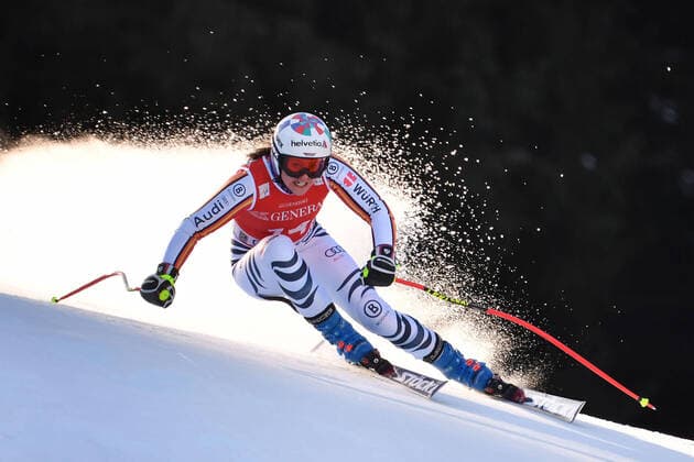 2020 Bilder des Jahres, Sport 02 Februar Viktoria REBENSBURG (GER), Aktion, Ski Alpin, Training Kandahar Rennen 2020,Abfahrt der Damen,Ladies Downhill,07.02.2020.Garmisch Partenkirchen