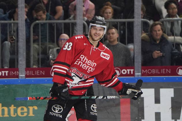 Köln, 1. DEL, Saison 2019 2020, Kölner Haie vs Grizzlys Wolfsburg , 25.02.2020, Lanxessarena Köln,ebastian Uvira , Kölner Haie,