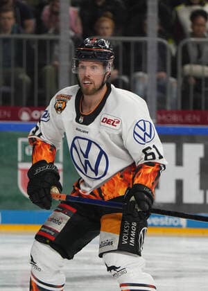 Köln, 1. DEL, Saison 2019 2020, Kölner Haie vs Grizzlys Wolfsburg , 25.02.2020, Lanxessarena Köln,Alexander Johnsson Grizzlys Wolfsburg,