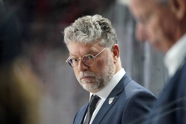Köln, 1. DEL, Saison 2019 2020, Kölner Haie vs Grizzlys Wolfsburg , 25.02.2020, Lanxessarena Köln, Pat Cortina Trainer Grizzlys Wolfsburg,