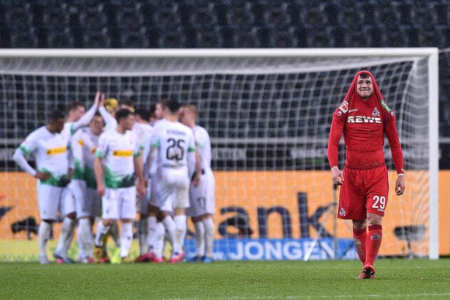 Bilder des Jahres 2020, Sport 03 März Sport Themen der Woche KW11 Sport Bilder des Tages Fußball 1. Bundesliga 21. Spieltag Borussia Mönchengladbach - 1. FC Köln am 11.03.2020 im Borussia-Park in Mönchengladbach Jan Thielmann ( Köln ) enttäuscht, vorne DFL regulations prohibit any use of photographs as image sequences and or quasi-video.