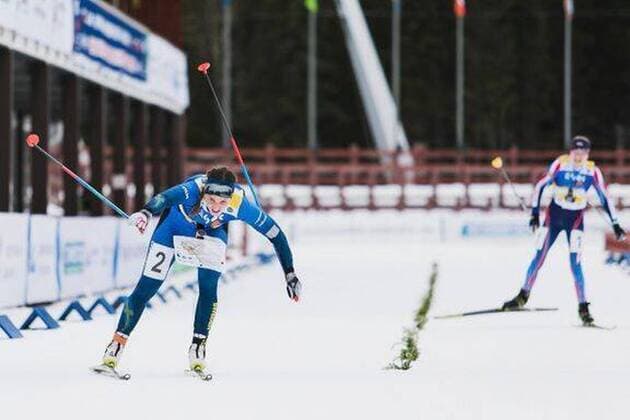 Bilder des Jahres 2020, Sport 03 März Sport Themen der Woche KW11 Sport Bilder des Tages 200315 Pa denna handoutbild fran Svenska Orienteringsförbundet ses Sveriges Magdalena Olsson ta guldmedalj med Linda Lindkvist och Isabel SalÃ n (ej i bild) när hon passerar mallinjen under stafetten i skidorienterings-EM den 15 mars 2020 i Chanty-Mansijsk, Ryssland. Copyright: SVENSKAxORIENTERINGSFÖRBUNDET BB200315BB026