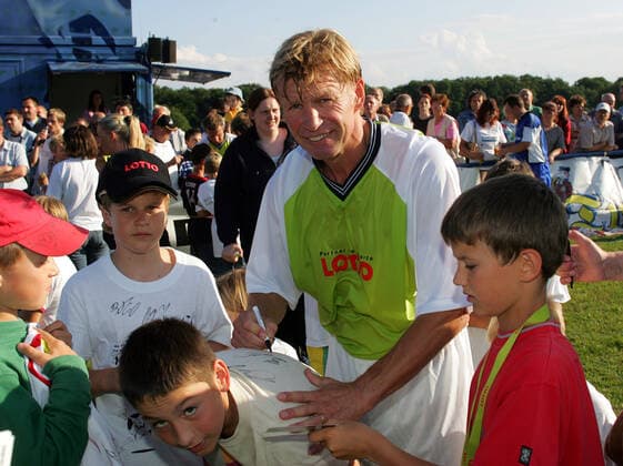 Team Totto-Lotto Benefiz-Fussball-Zauber in Kleinengstingen Bernd Förster 30.06.2005 Foto Herbert Rudel