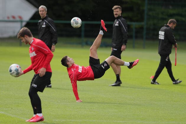 Bilder des Jahres 2020, Sport 04 April Sport Themen der Woche KW18 Sport Bilder des Tages 1.FC Köln Training Mitte: Noah Katterbach (1.FC Köln) 30.04.2020
