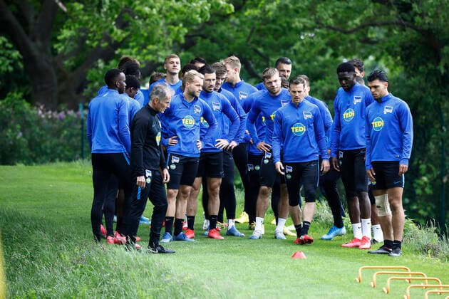 Bilder des Jahres 2020, Sport 05 Mai Sport Themen der Woche KW21 Sport Bilder des Tages Berlin, Sportpark, GER, 1.FBL, Hertha BSC, Saison 2019 2020, Training